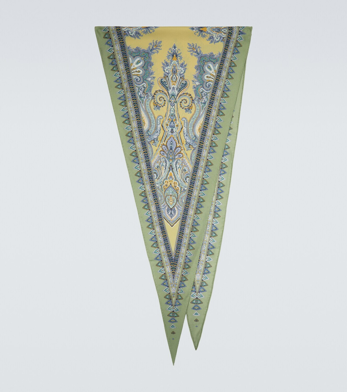 Etro Printed silk scarf