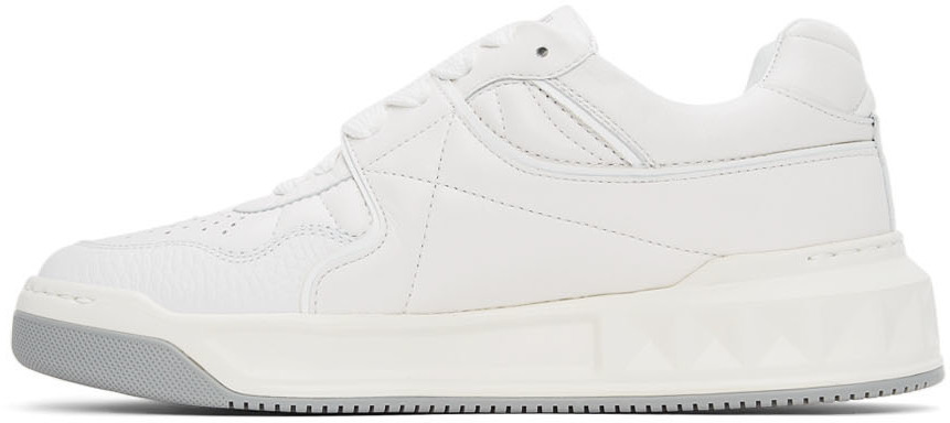 Valentino Garavani White One Stud Low-Top Sneakers