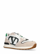 VALENTINO GARAVANI - Logo Leather Low Top Sneakers