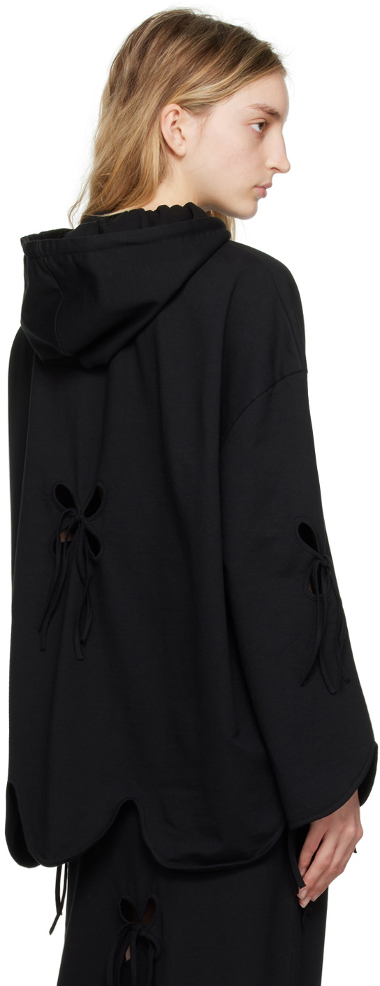 J.Kim SSENSE Exclusive Black Petal Hoodie