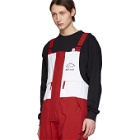 LQQK Studio for Paul and Shark Red and White Typhoon 20000 Overalls