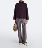 Jardin des Orangers Virgin wool and cashmere high neck sweater