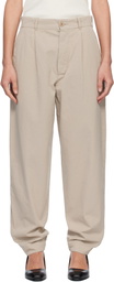 CASEY CASEY Beige Mili Hiroshi Trousers