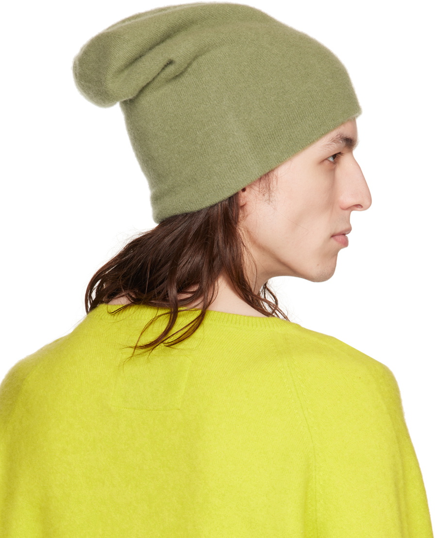 Frenckenberger Green Cashmere Beanie
