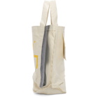 A-Cold-Wall* Beige Plastic Frayed Tote