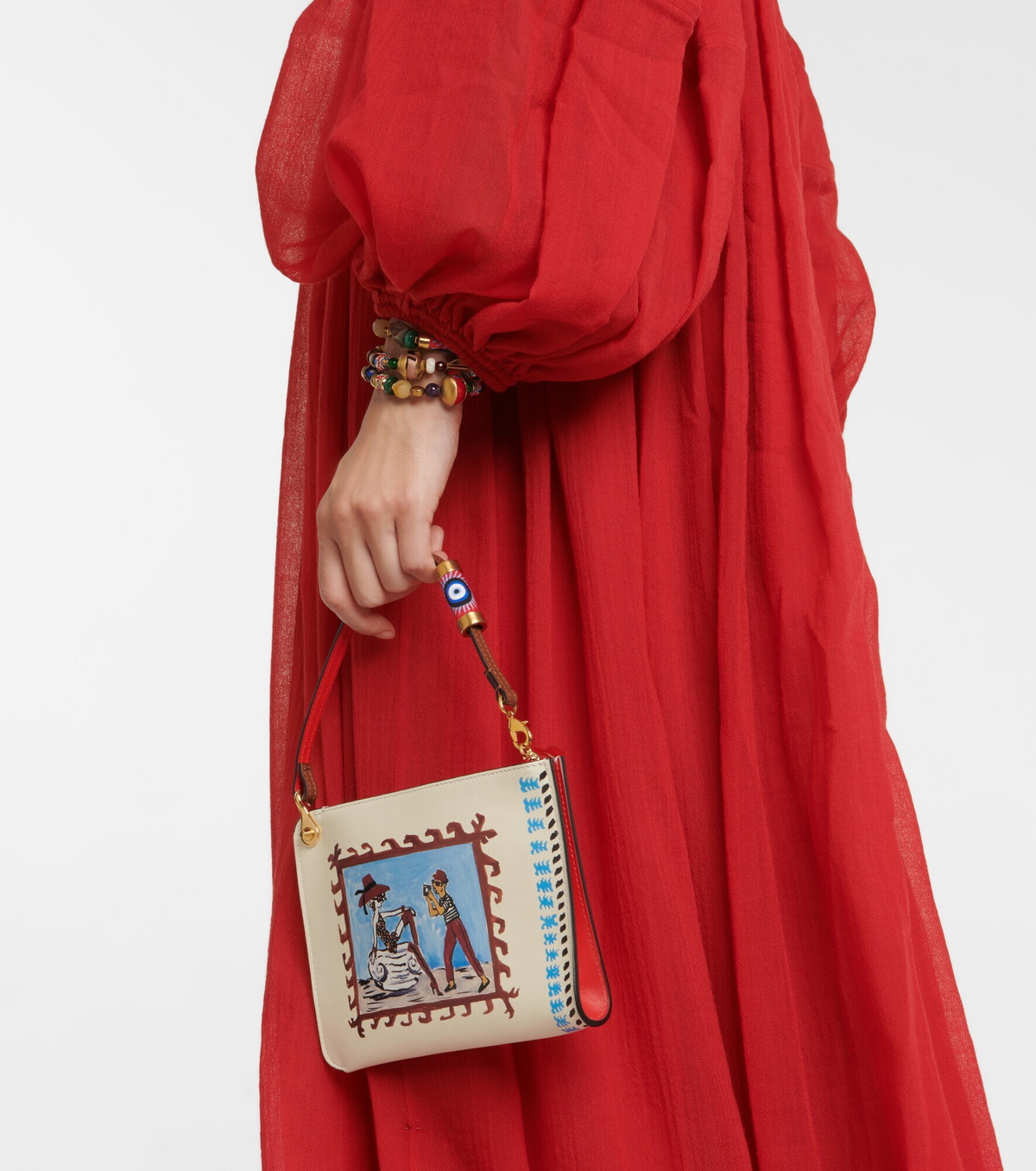 Christian Louboutin - Greekaba leather pouch Christian Louboutin