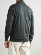 Orlebar Brown - Isar Merino Wool-Jersey Half-Zip Sweatshirt - Green
