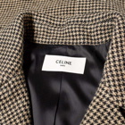 Celine Houndstooth Raglan Coat