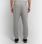 Moncler Genius - 7 Moncler Fragment Slim-Fit Logo-Appliquéd Loopback Cotton-Jersey Sweatpants - Men - Gray