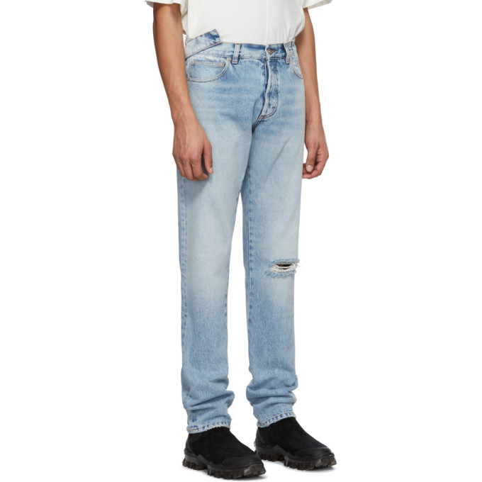 Heron Preston Blue Sami Miro Vintage Edition 5 Pocket Jeans Heron Preston