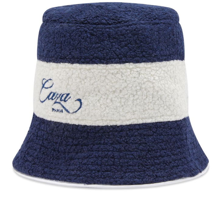 Photo: Casablanca Caza Terry Bucket Hat in Navy