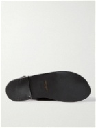 SAINT LAURENT - Mojave Leather Sandals - Black