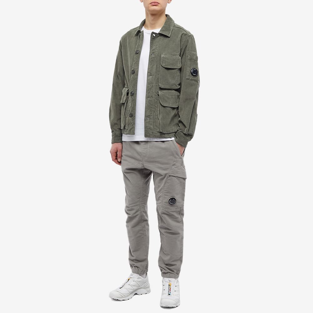 C.P. Company Men's Cord Chore Jacket in Thyme C.P. Company
