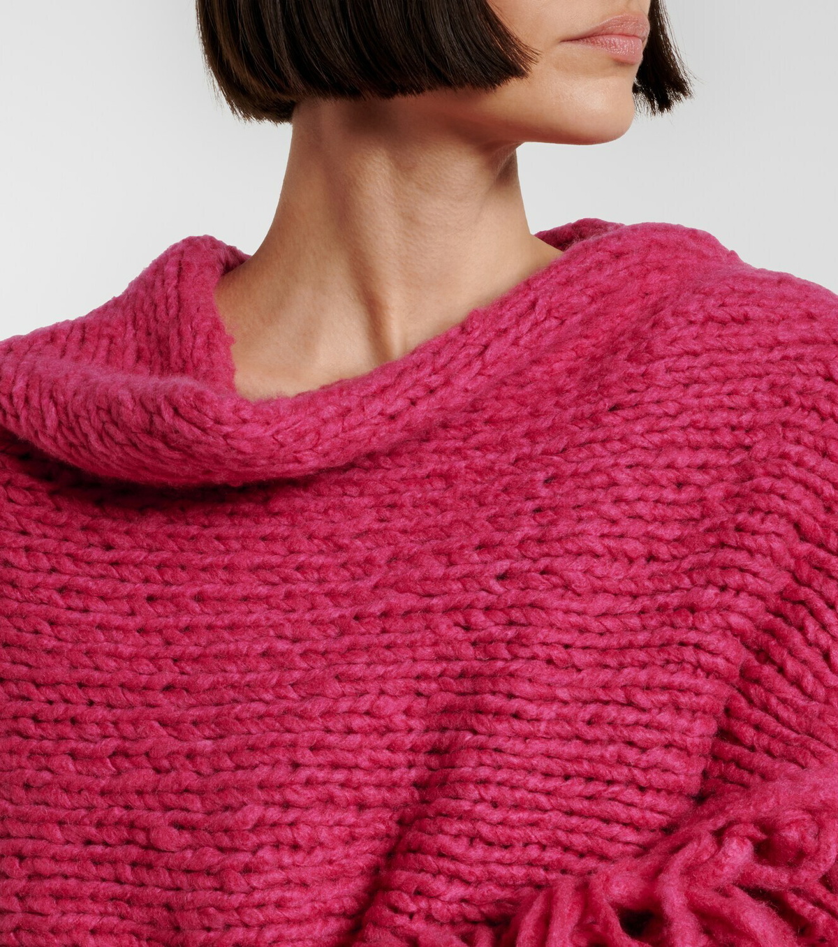 Gabriela Hearst Lauren fringed cashmere shawl