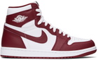 Nike Jordan White & Red Air Jordan 1 Retro High OG Sneakers
