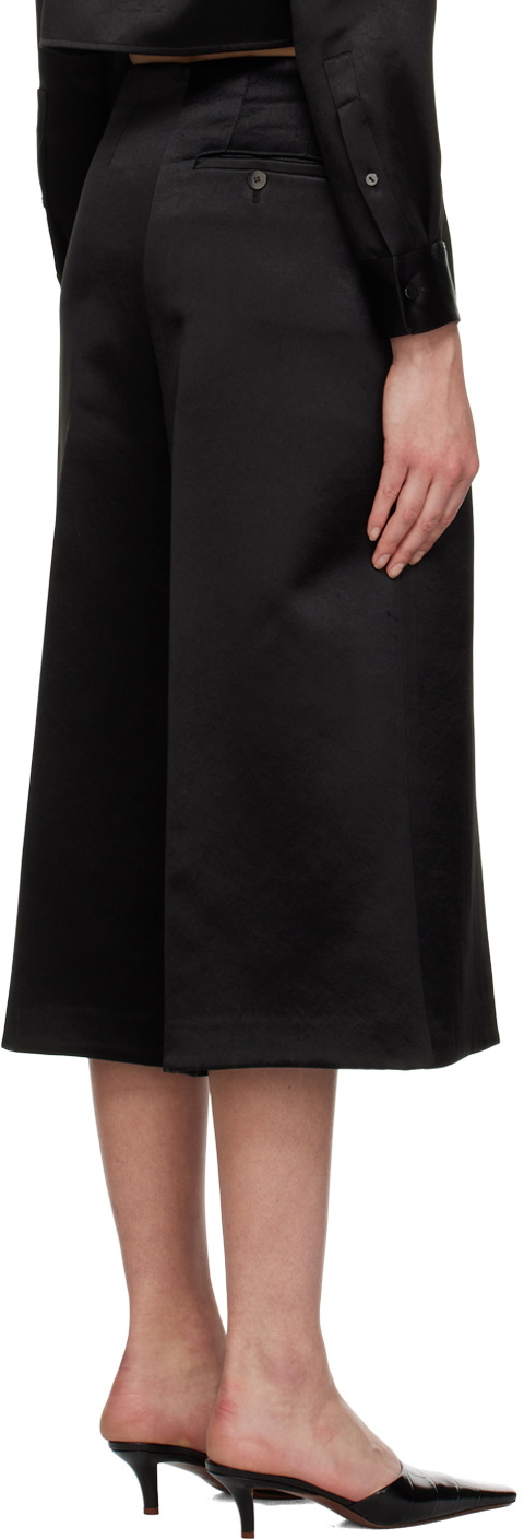Theory Black Culotte Trousers