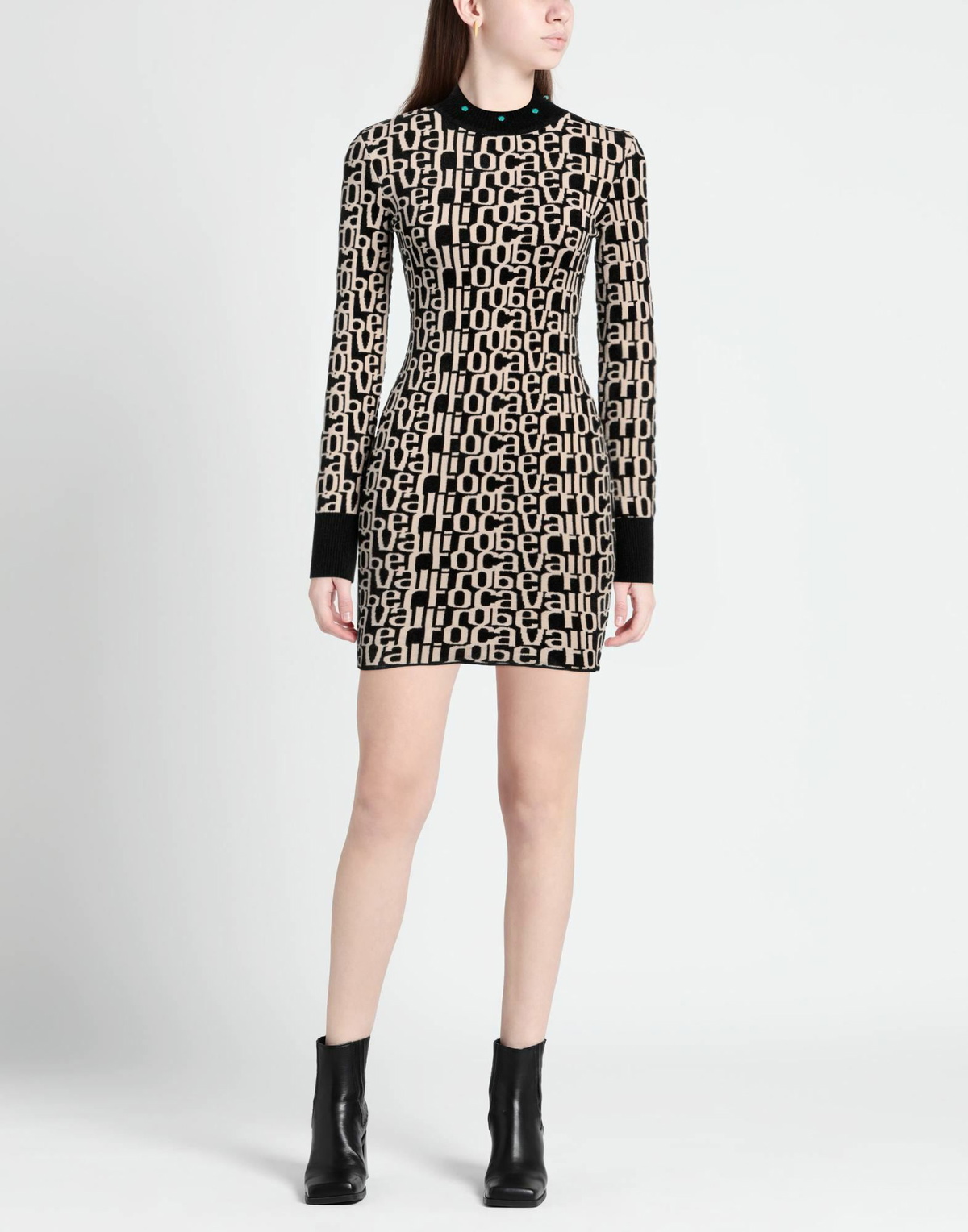 Roberto Cavalli Womens Mini dress in Black