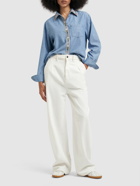 WEEKEND MAX MARA Udine Embellished Denim Shirt