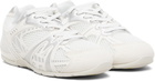 Marc Jacobs White & Silver 'The 72 Spring' Sneakers