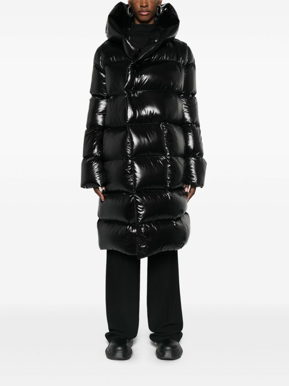 Rick Owens LS Hooded Puffer Coat