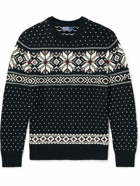 Polo Ralph Lauren - Fair Isle Cotton and Cashmere-Blend Jacquard Sweater - Black