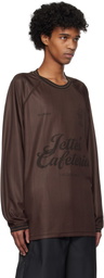 Han Kjobenhavn Burgundy Logo Football LS T-shirt