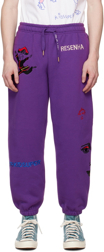 Photo: KidSuper Purple Super Lounge Pants