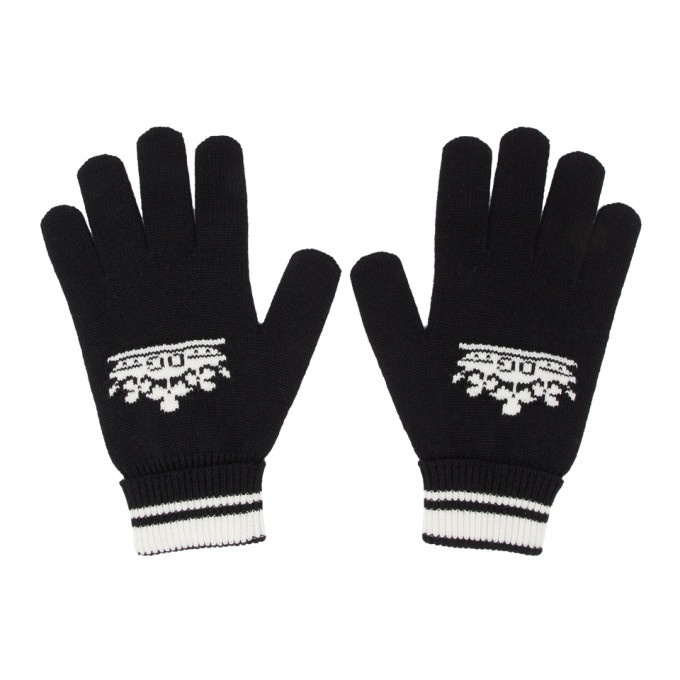 Photo: Dolce and Gabbana Black Cashmere Gloves