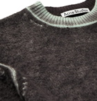ACNE STUDIOS - Mélange Wool and Cashmere-Blend Sweater - Black
