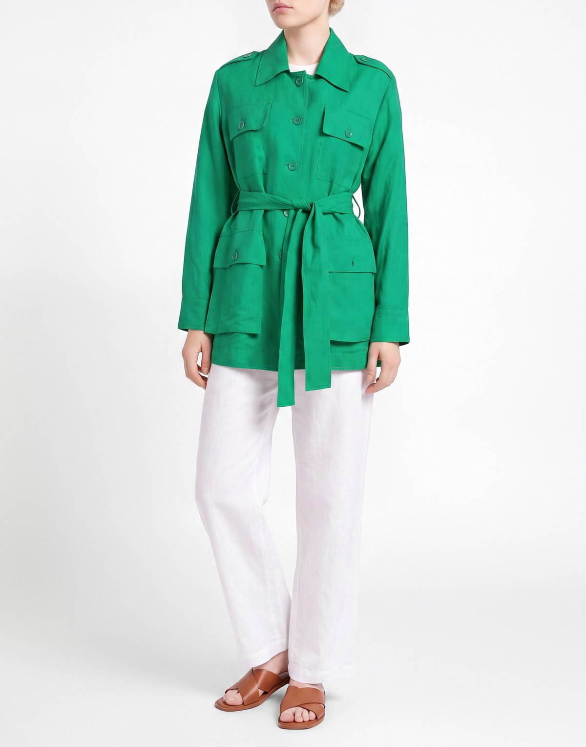 P. a.r. o.s. h. Womens Jacket in Green