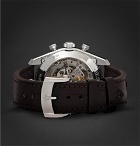 Zenith - El Primero Chronomaster 42mm Stainless Steel and Alligator Watch - Silver