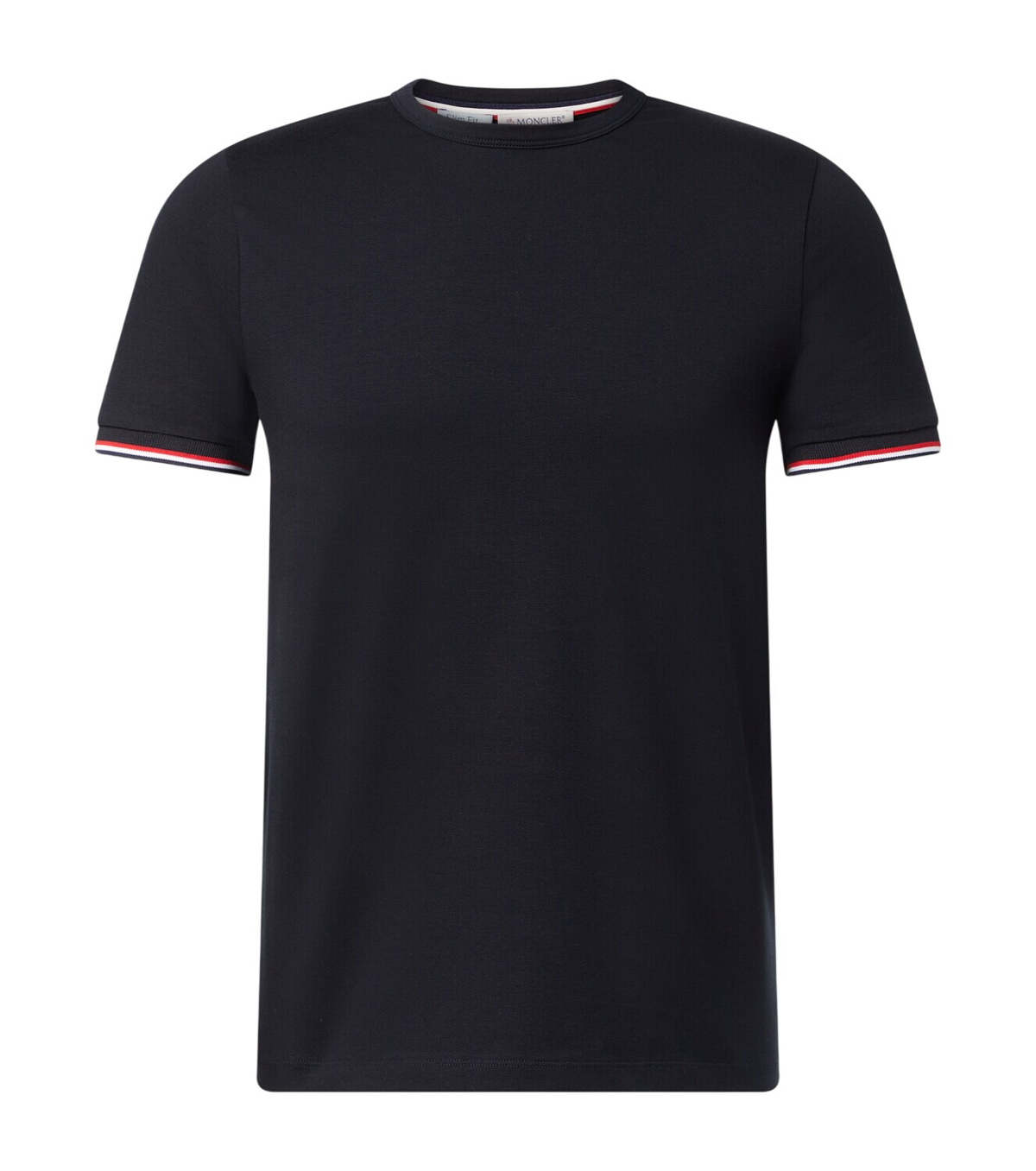 Moncler Men's x adidas Originals Panel T-Shirt in Black/Orange Moncler