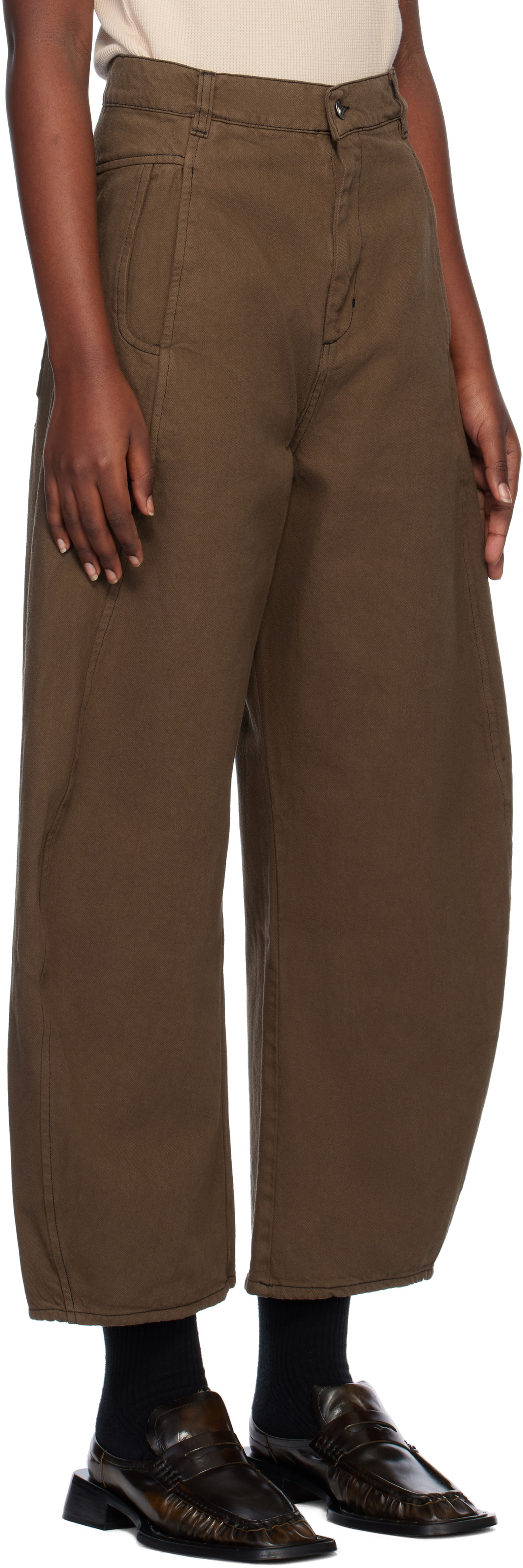 Henrik Vibskov Brown Shade Jeans