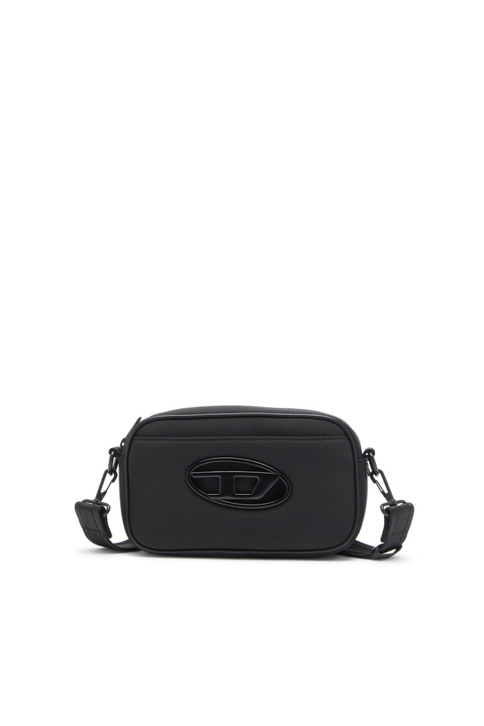 Photo: Diesel Holi-D - Crossbody in nylon with internal pocket - Crossbody Bags - Unisex - Black