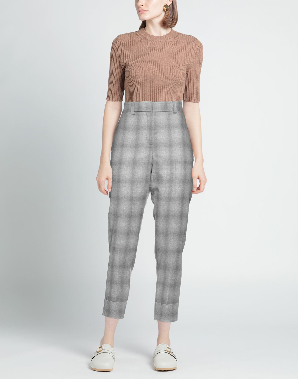 Peserico Womens Pants in Grey