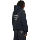 Acne Studios Black Fleece Logo Hoodie
