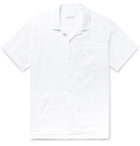 Engineered Garments - Camp-Collar Eyelet-Embellished Cotton Shirt - White