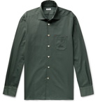 Kiton - Cotton-Twill Shirt - Green