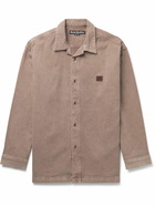 Acne Studios - Osearat Logo-Appliquéd Cotton-Blend Twill Overshirt - Brown