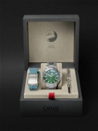 Oris - Aquis Dat Watt Limited Edition II Automatic 43.5mm Stainless Steel Watch, Ref. No. 01 743 7734 4197-Set