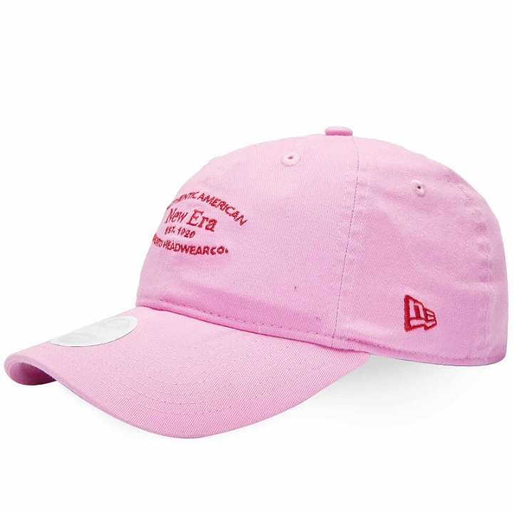 Photo: New Era Men's Washed 9Twenty Adjustable Cap in Pink