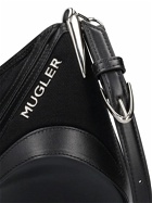 MUGLER - Medium Spiral Embossed Denim Bag
