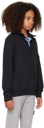 Stone Island Junior Kids Black 61020 Sweatshirt