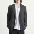 mfpen Men's Wool Patch Pocket Blazer in Grey