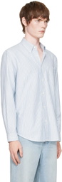 A.P.C. Green & White Greg Shirt