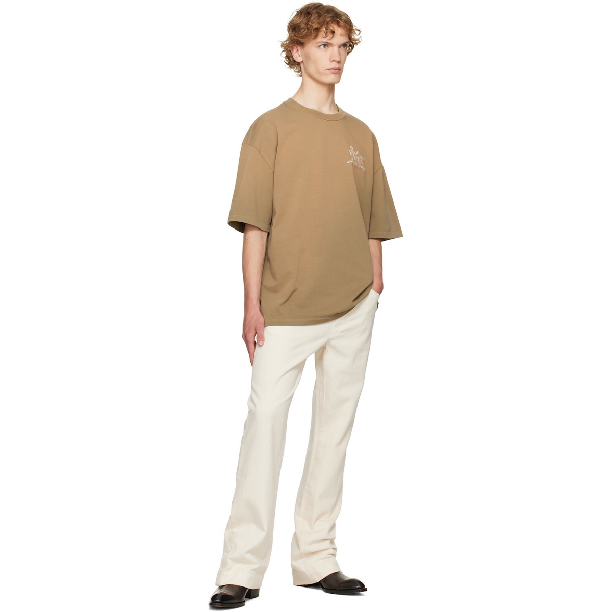 AMIRI Brown 'Amiri Studio' Oversized T-shirt