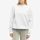 Joah Brown Women's Classic Crew Sweat in Pearl Grey