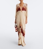 Johanna Ortiz Printed georgette kaftan
