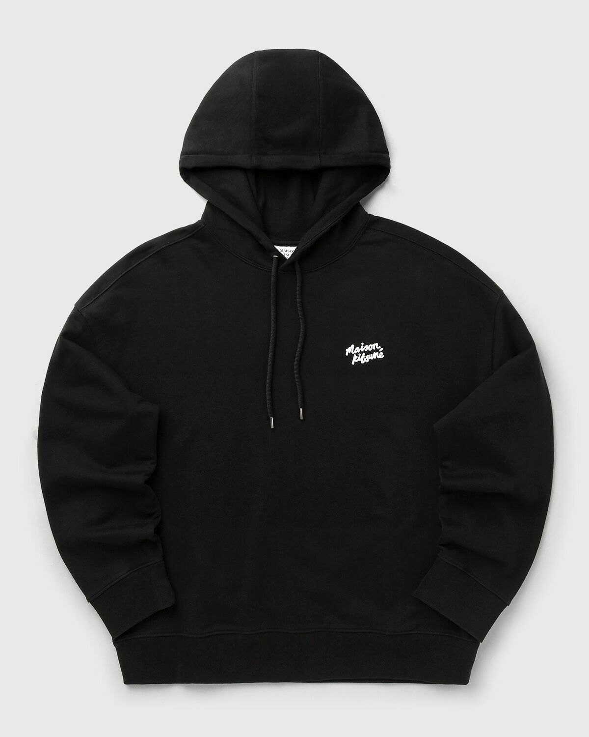 Maison Kitsune HANDWRITING OVERSIZE HOODIE White Mens Hoody