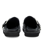 Toga Pulla Women's Slip On Buckle Mule Shoe in Black